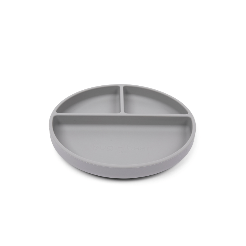 Silicone Suction Plate | Light Grey