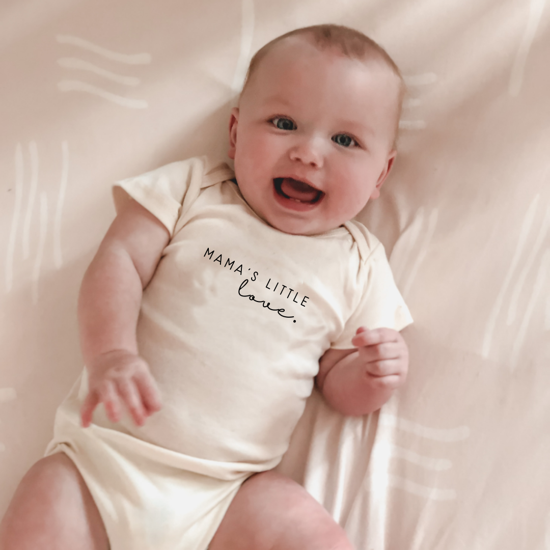 Mama's Little Love Organic Cotton Bodysuit | Short Sleeve