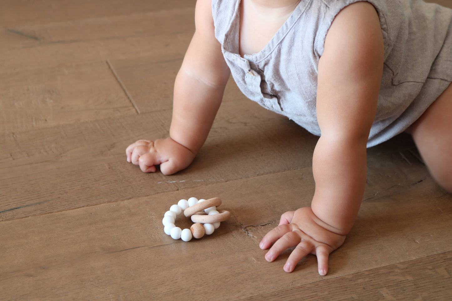 Ring Teether | White