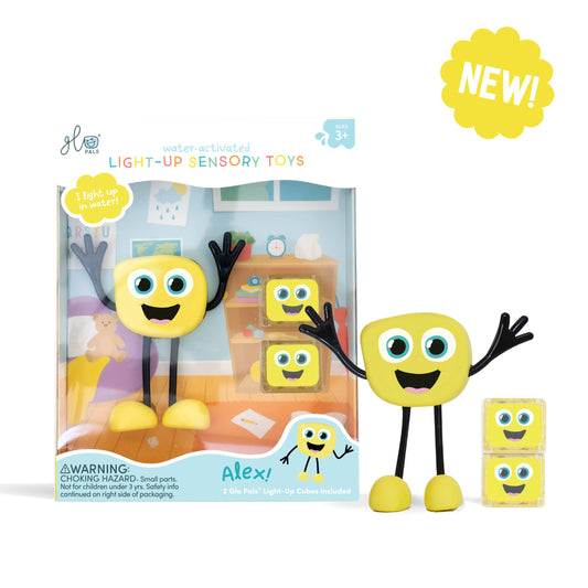 Glo Pals Character | Yellow Alex