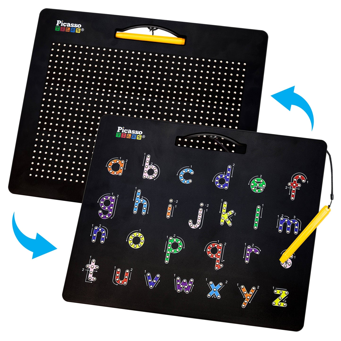 Alphabet and Freestyle Magnetic Double-Sided Drawing Board