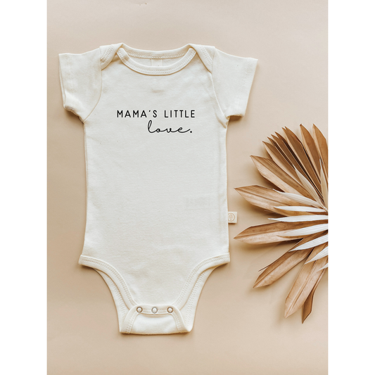 Mama's Little Love Organic Cotton Bodysuit | Short Sleeve