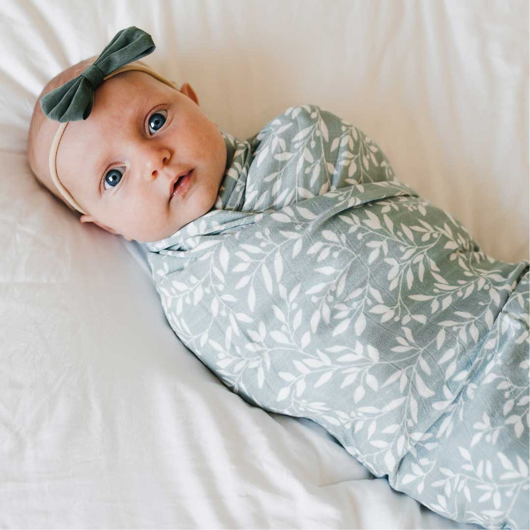 Bamboo Muslin Swaddle | Floral Bliss